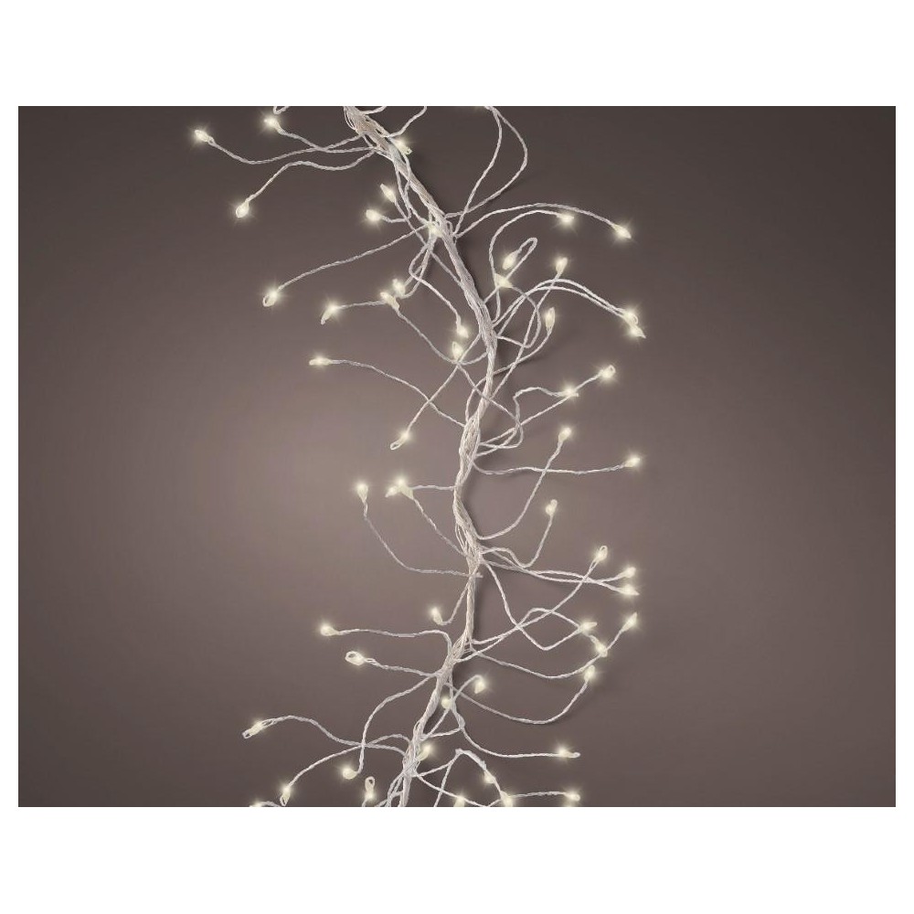 LUCI GRAPPOLO 1440 LED FILO BIANCO L.900